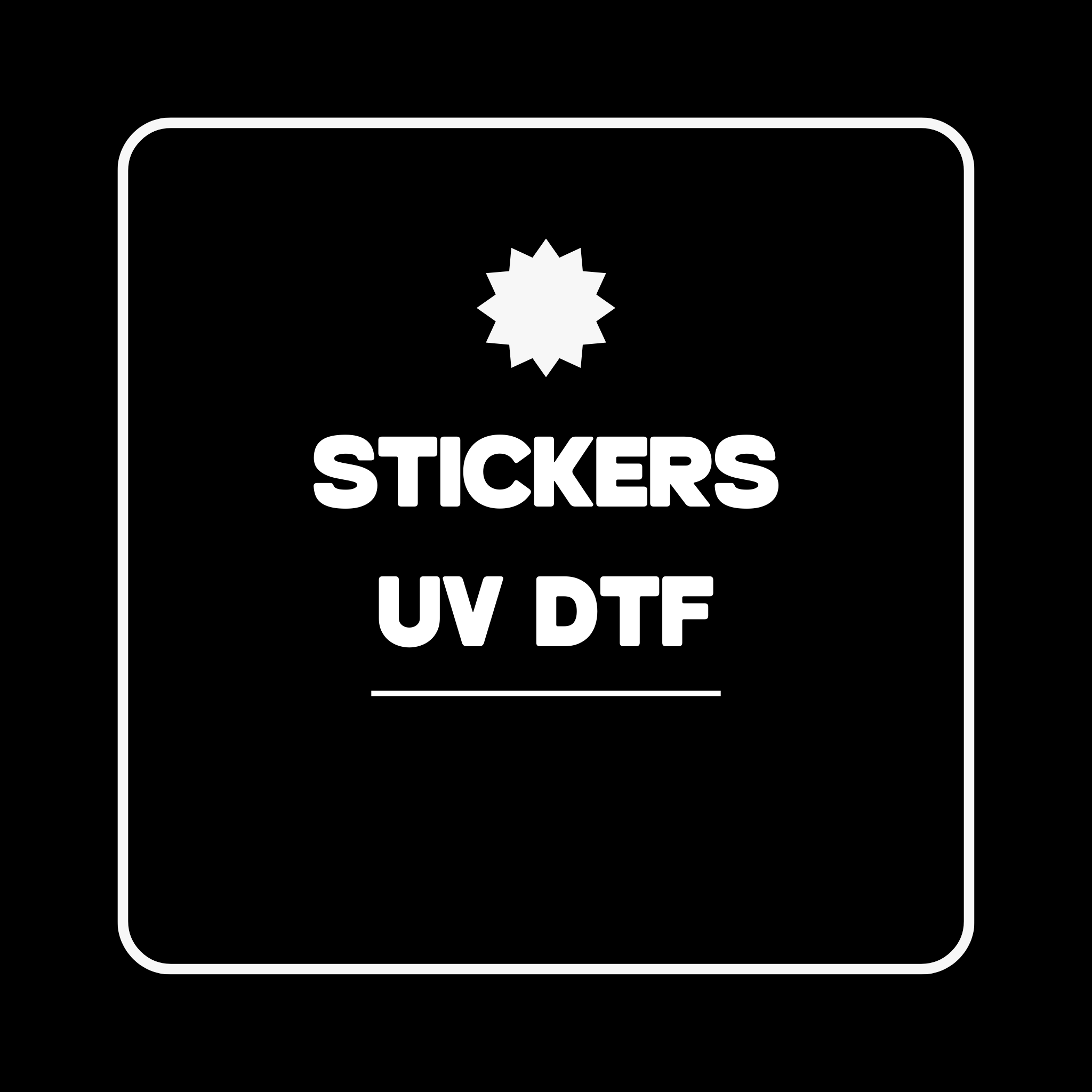 Stickers UV DTF personalizados