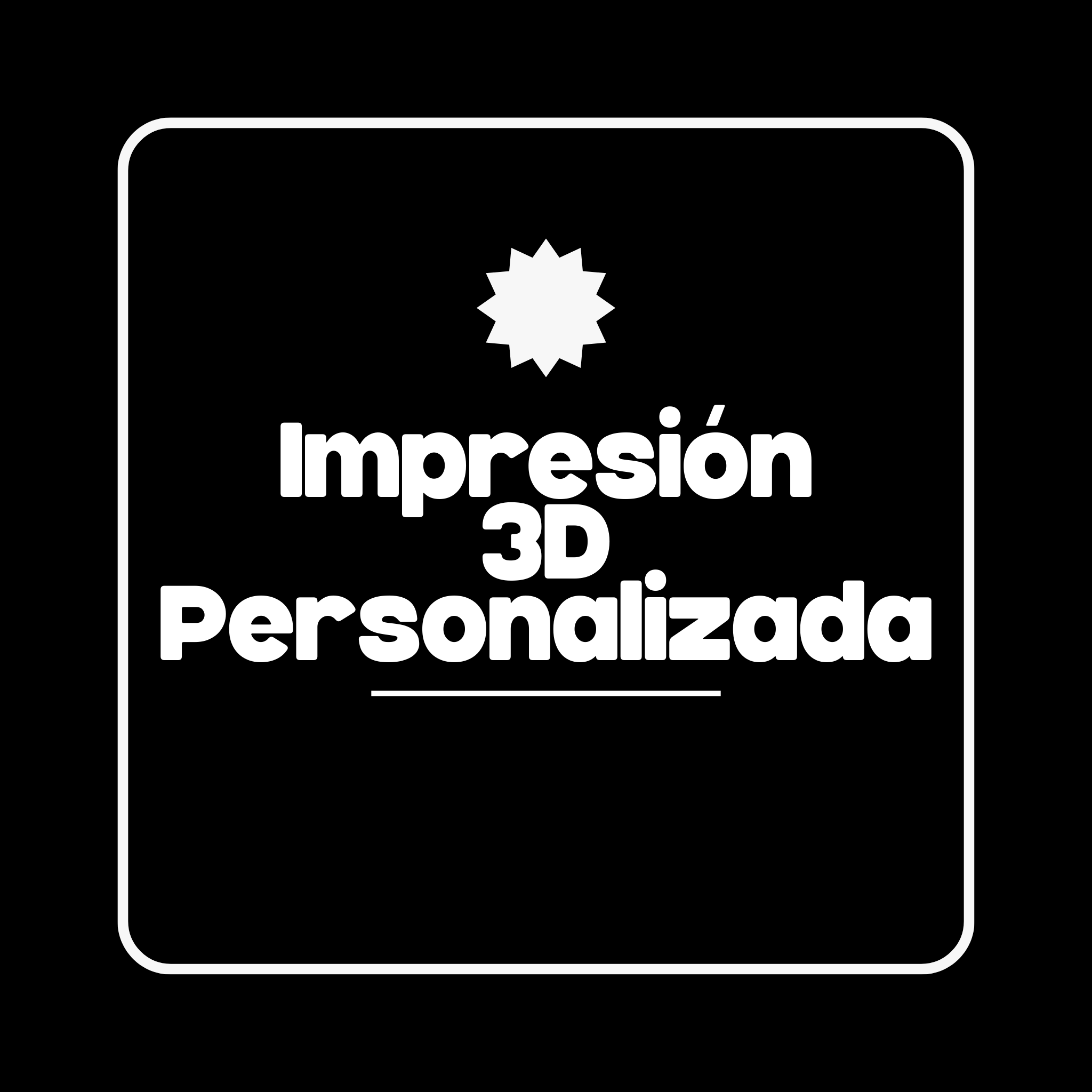 Impresión 3D personalizada