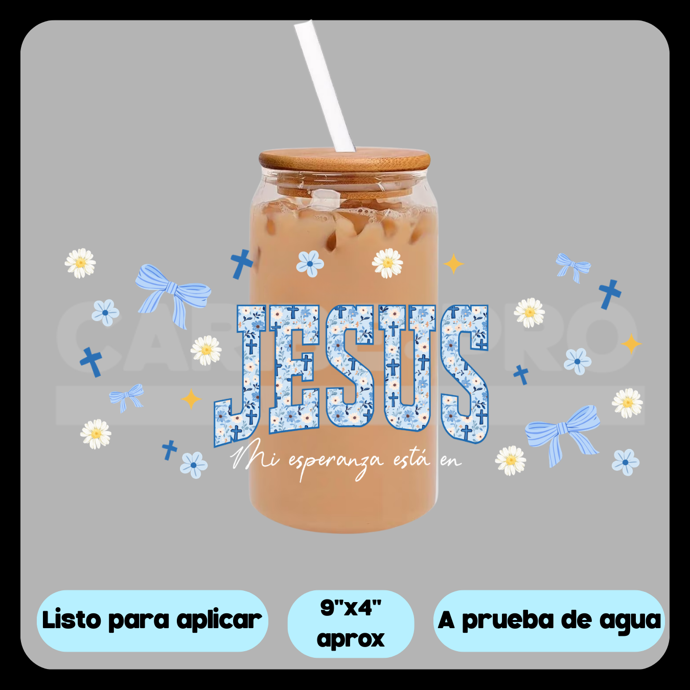 UV DTF  Stickers | Jesus religious