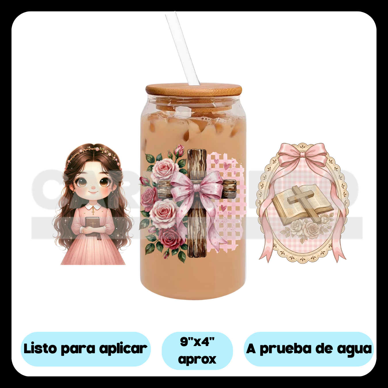 UV DTF  Stickers | 3 religious design