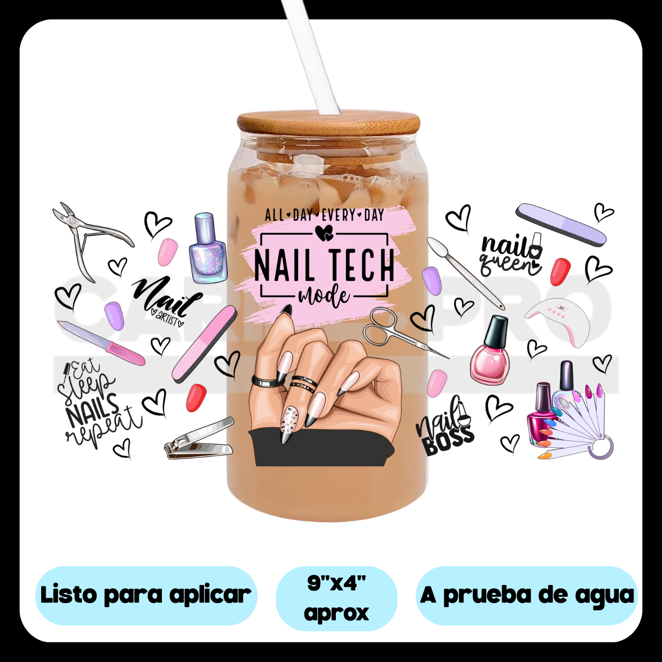 UV DTF  Stickers | Waterproof  | Uñas