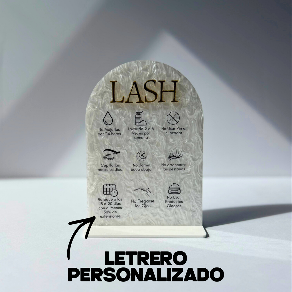 Letrero Personalizado en Acrílico | Logo, Info, Horarios, Redes y Más