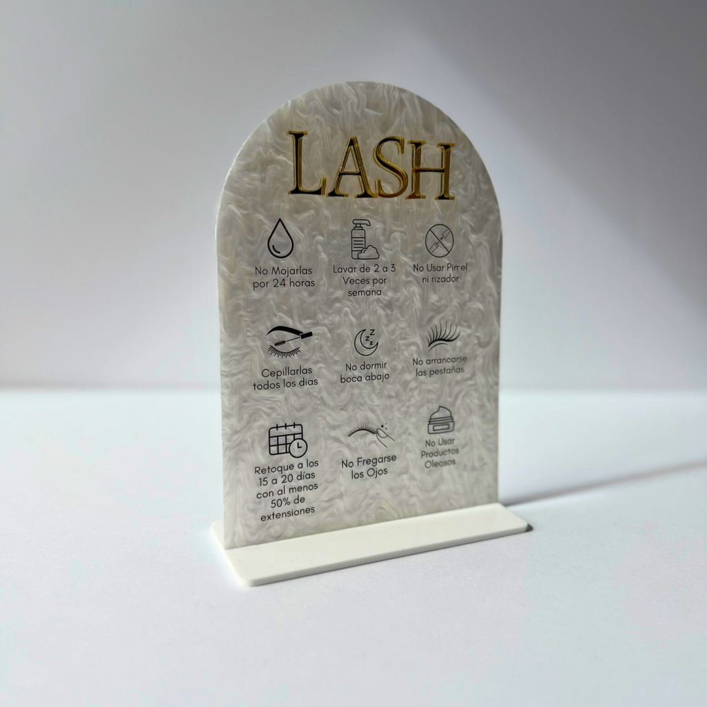 Letrero Personalizado en Acrílico | Logo, Info, Horarios, Redes y Más