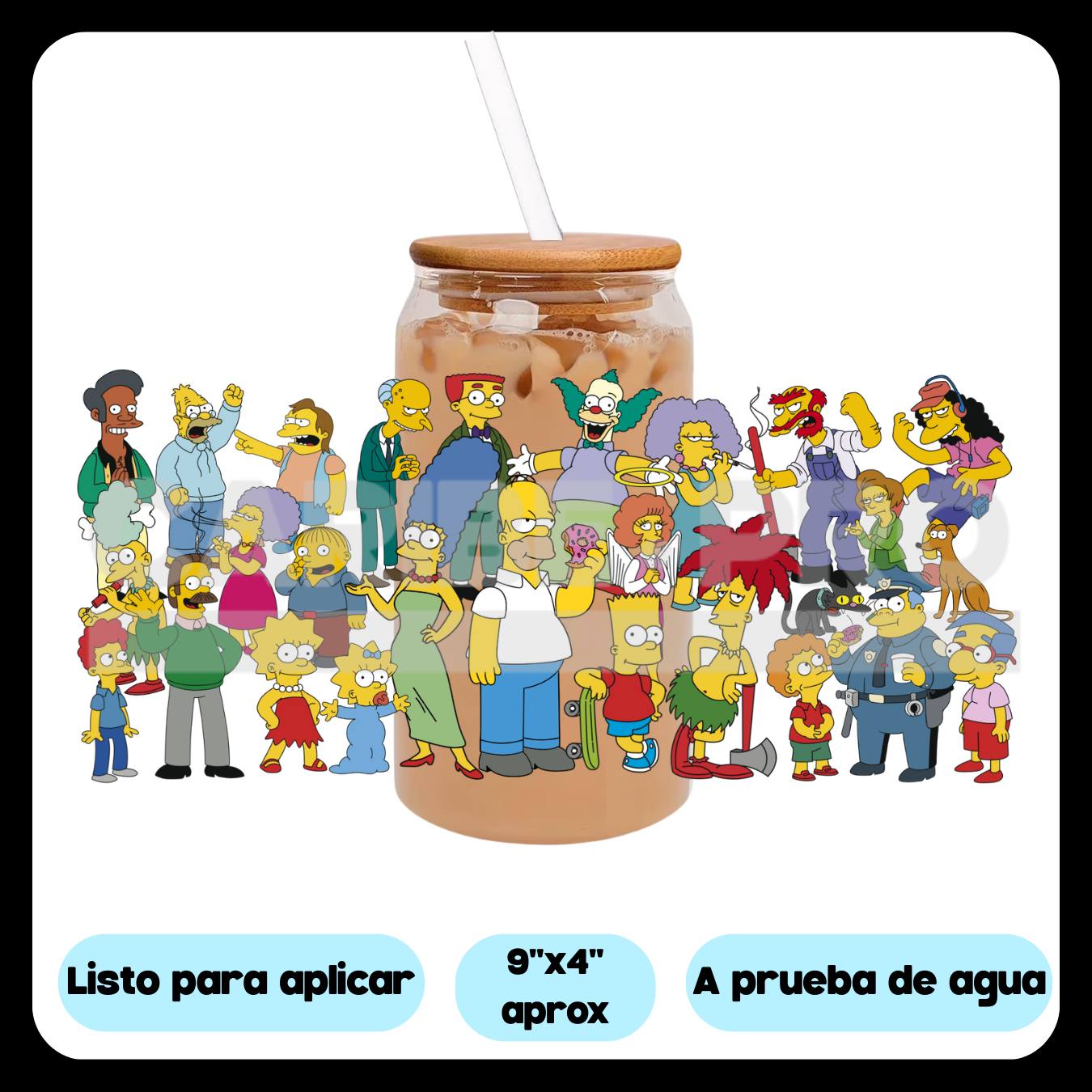 UV DTF  Stickers | simps amarillo