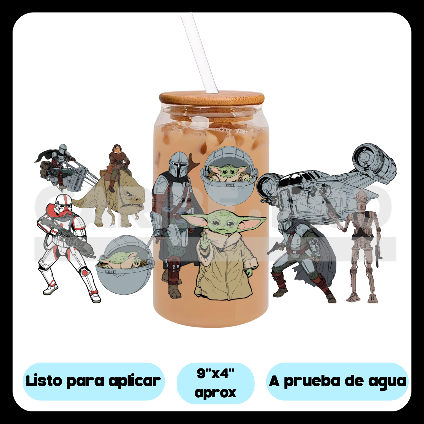 UV DTF  Stickers |wars star