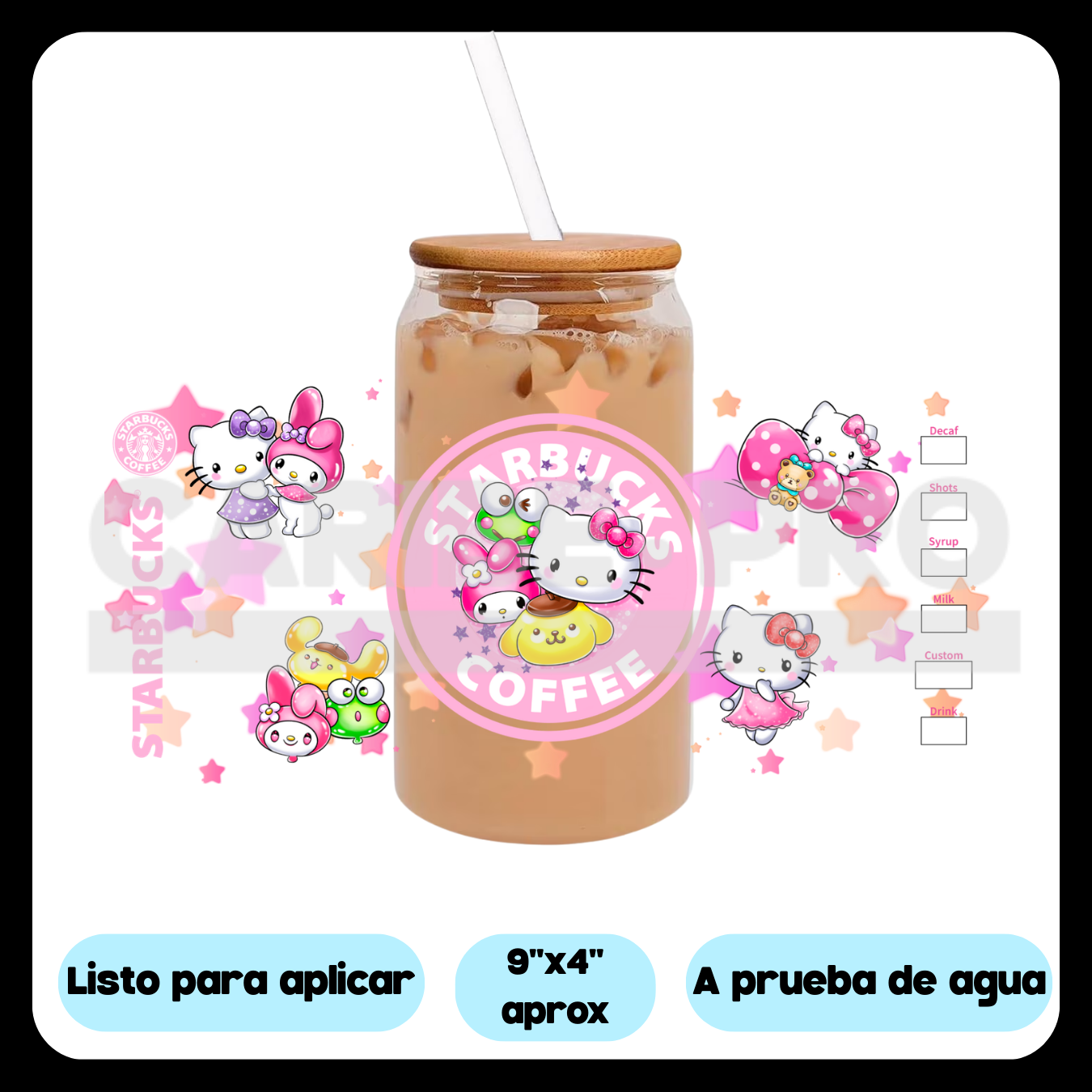 UV DTF  Stickers | kitty