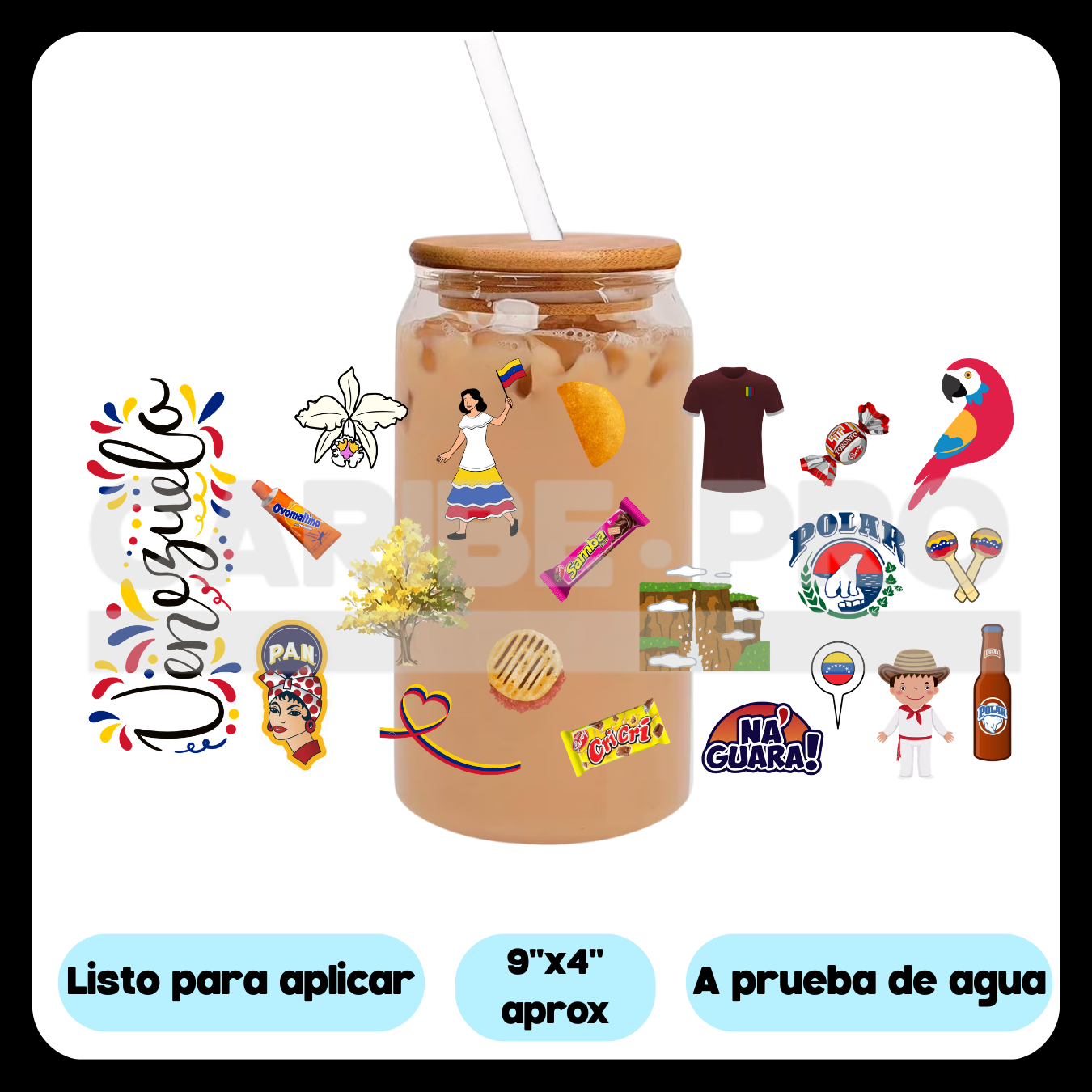 UV DTF  Stickers | Venezuela