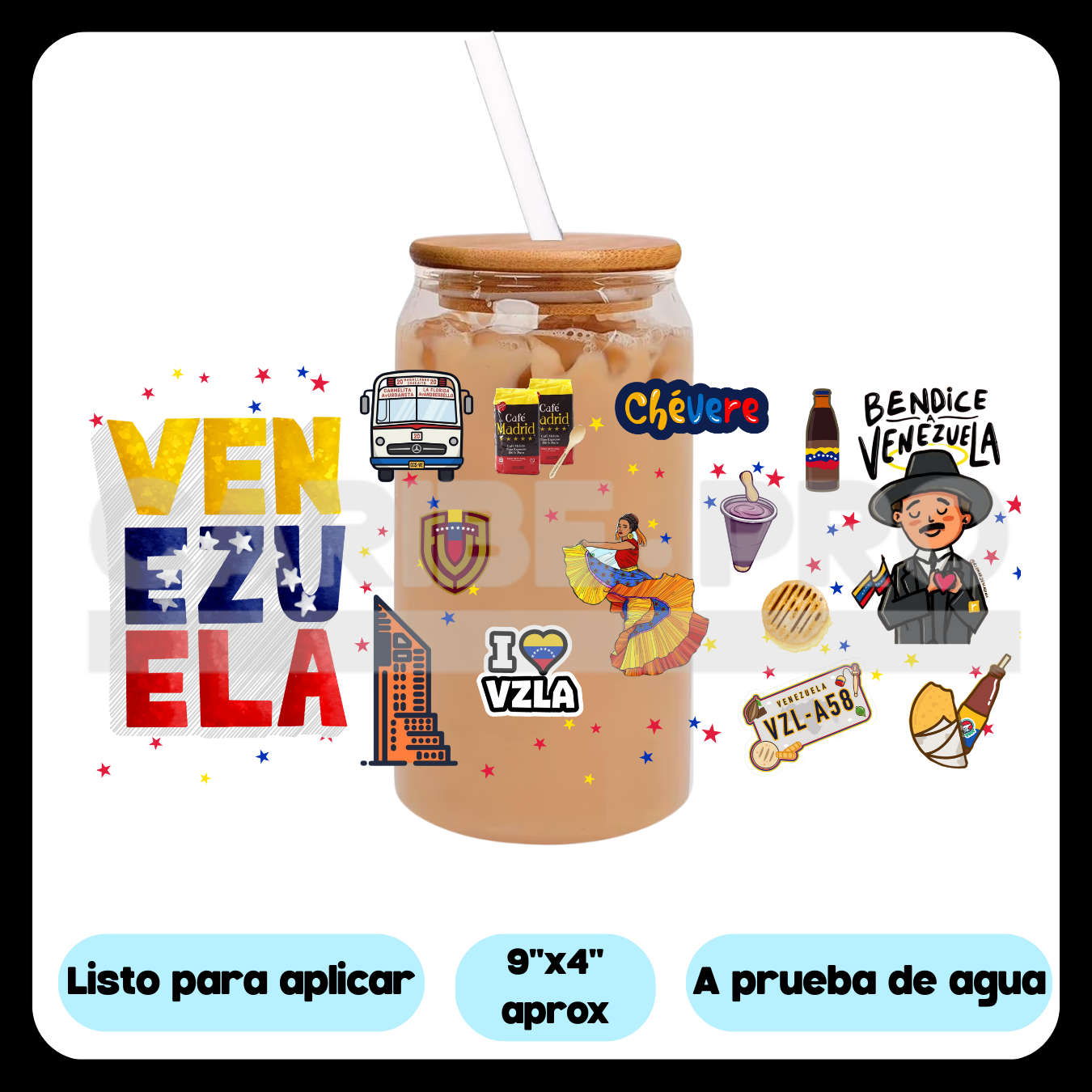 UV DTF  Stickers | Venezuela