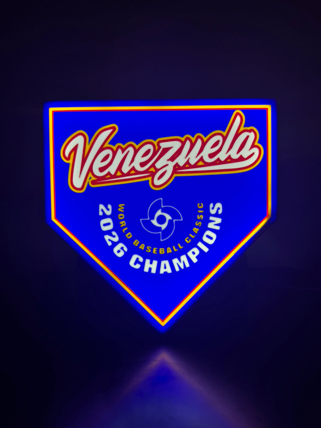 VENEZUELA WORLD CHAMPIONS LAMP