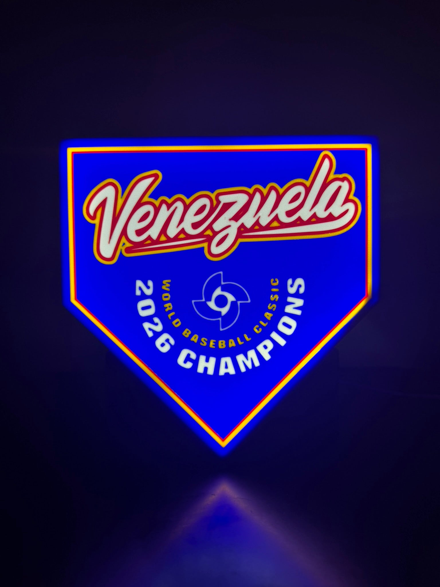 VENEZUELA WORLD CHAMPIONS LAMP